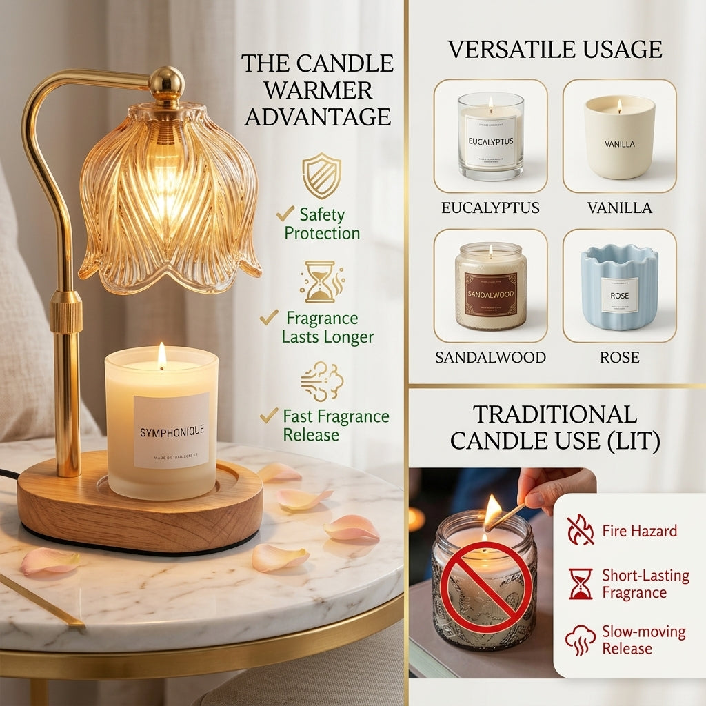 Velyra Glow — Candle Warming Lamp
