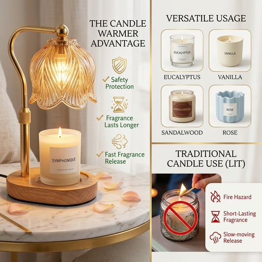Velyra Glow — Candle Warming Lamp